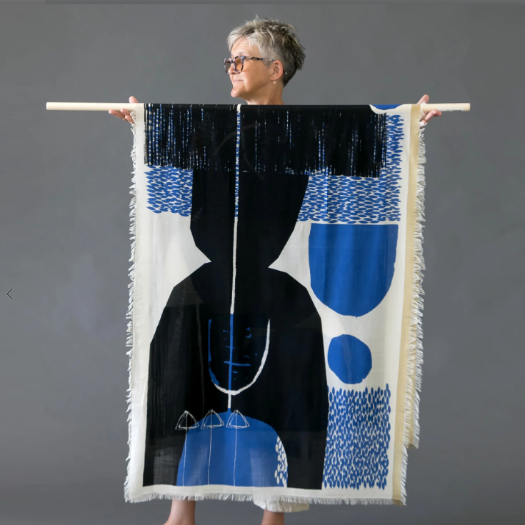 Arrow Silk/Merino Scarf