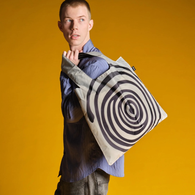 Louise Bourgeois Black Spiral Black Bag
