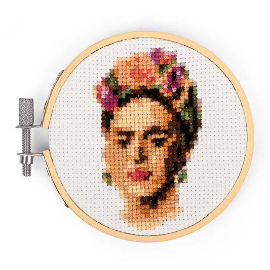 Frida Kahlo Mini Cross Stitch Kit