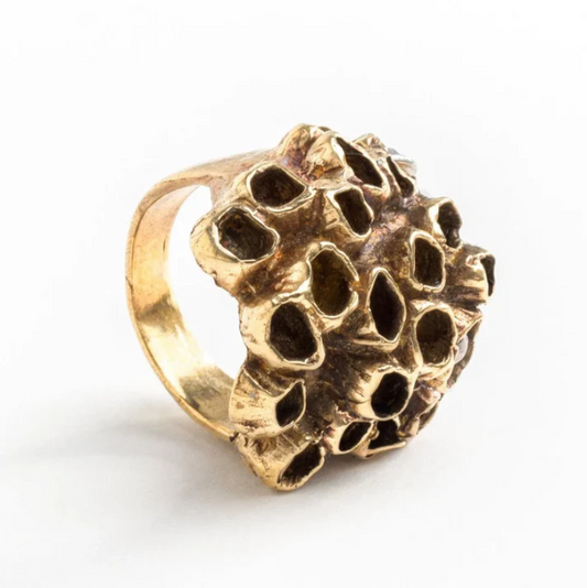 Brass Barnacle Ring