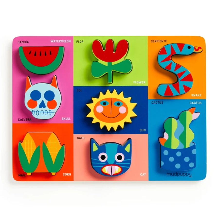 Mis Amigos Wooden Tray Puzzle