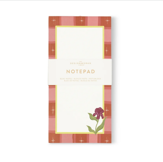 Iris Floral List Pad