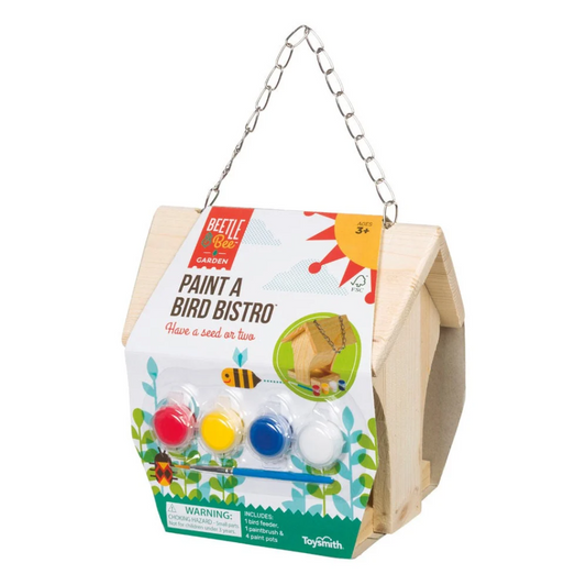 Beetle and Bee Paint a Bird Bistro