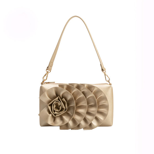 Florence Gold Shoulder Bag