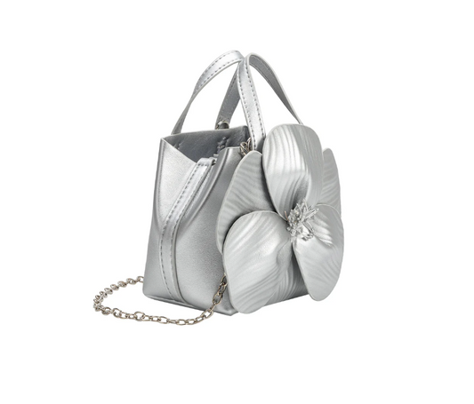 Monroe Flower Top Handle Bag