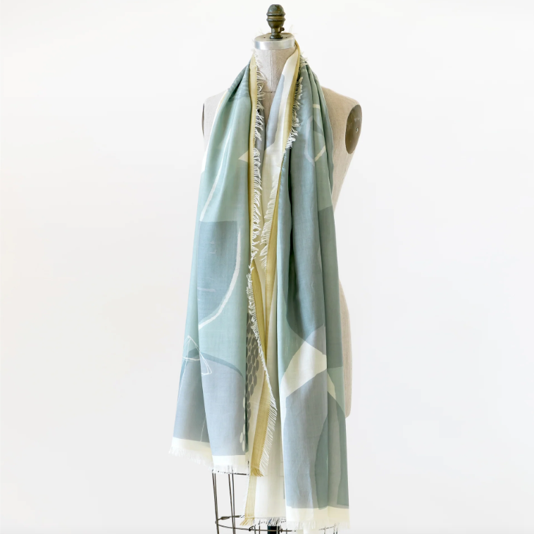 Arrow Silk/Merino Scarf