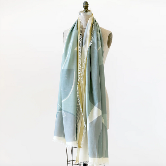 Arrow Silk/Merino Scarf