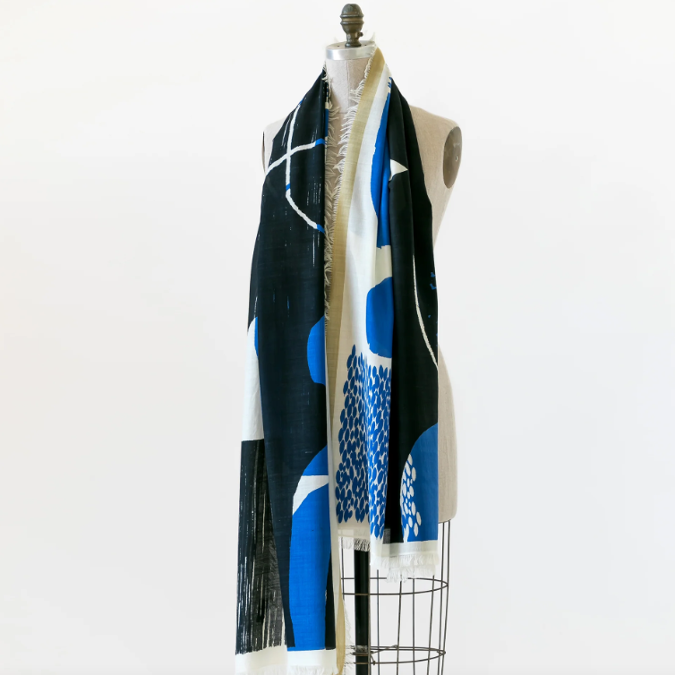 Arrow Silk/Merino Scarf