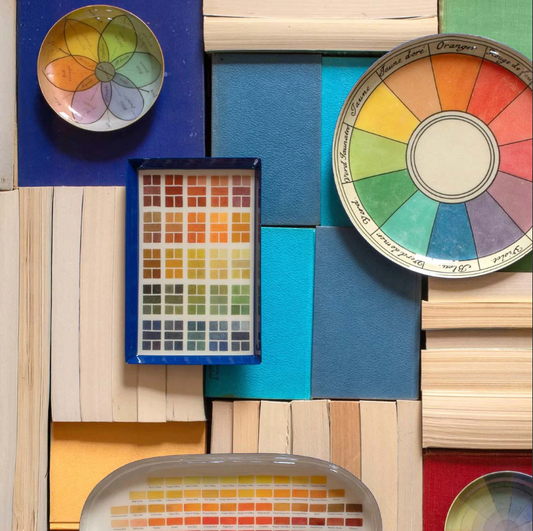 Cercle Chromatique Enamel Tray