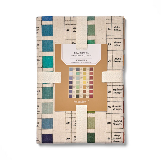 Werner's Nomenclature of Colors Tea Towel