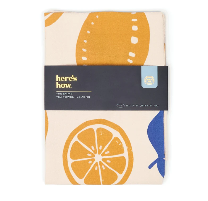 Lemon Tea Towel