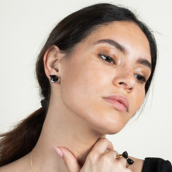 Mini Cat Stud Earrings
