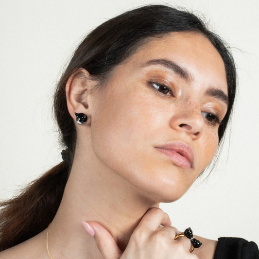 Mini Cat Stud Earrings