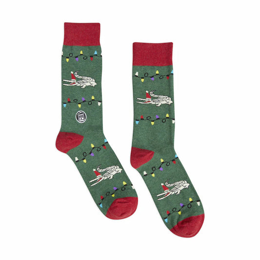 X-Mas Gator Socks