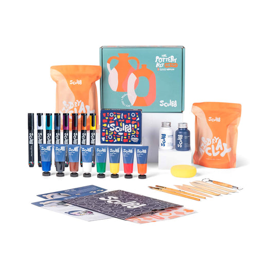 Air Dry Clay Home Pottery Kit