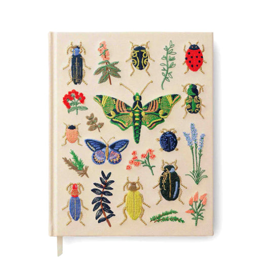 Curio Embroidered Fabric Sketchbook