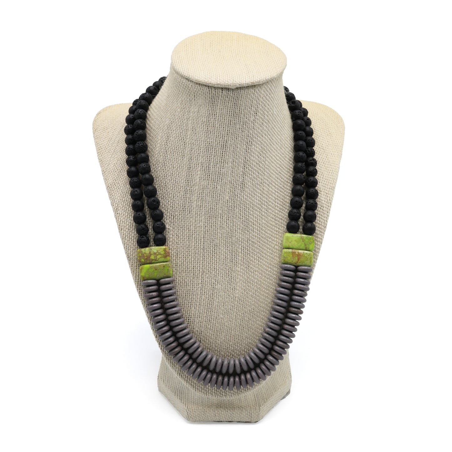 Double Strand Lavender Necklace