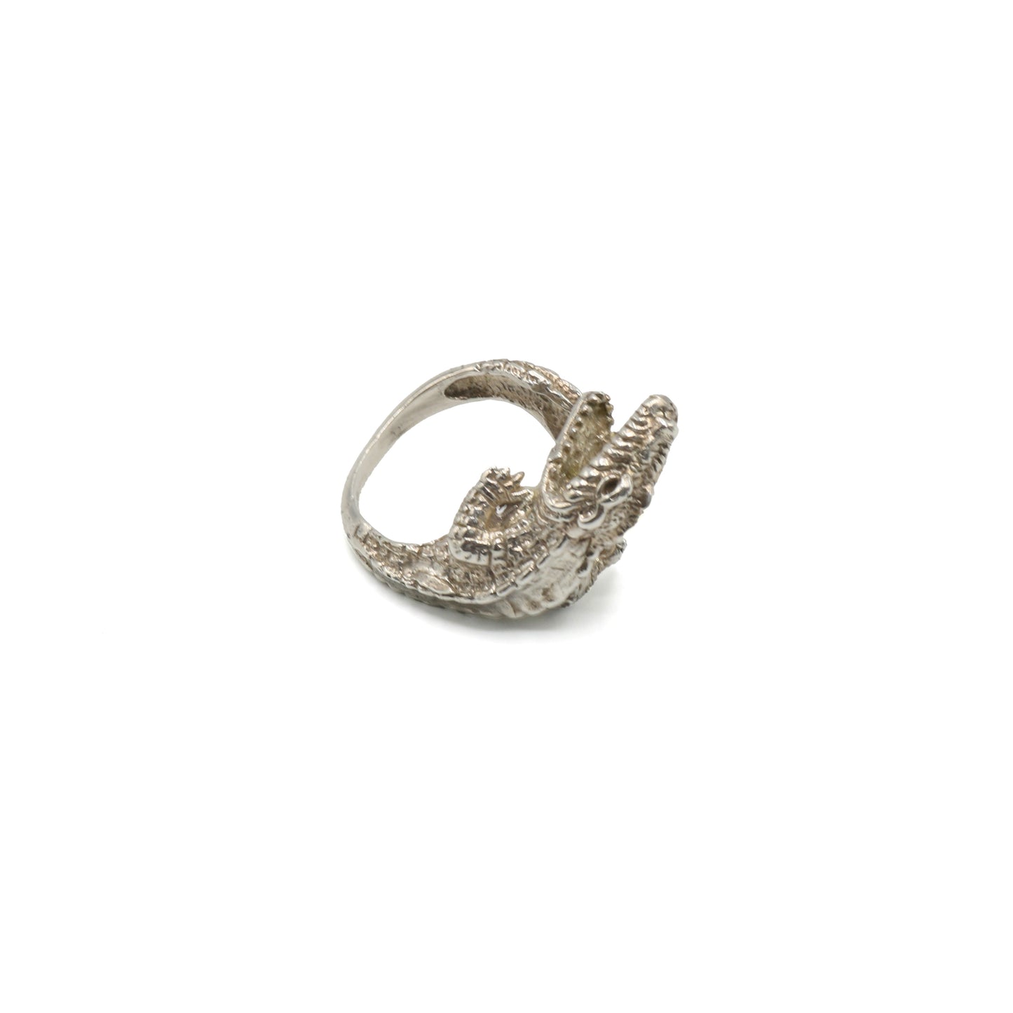 Sterling Silver Gator Ring