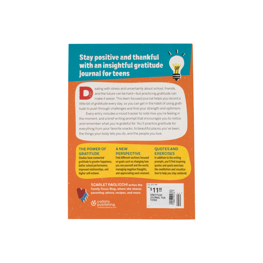 Gratitude Journal for Teens