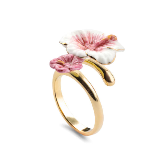 Hibiscus Face to Face Ring
