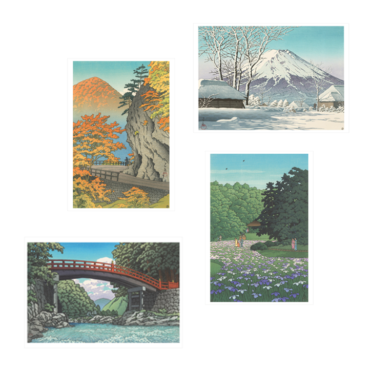 Kawase Hasui Seasons Notecard Set