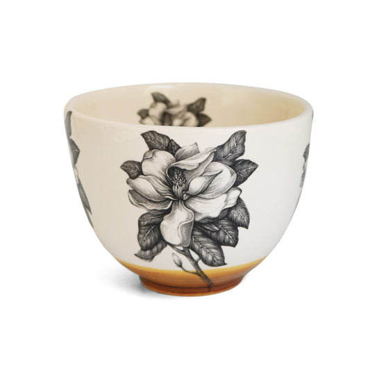 Amber Magnolia Bowl