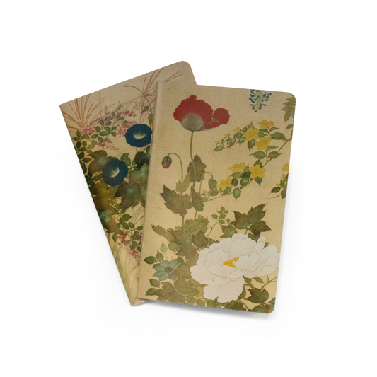 Flowers of the Four Seasons Notebook Set of 2