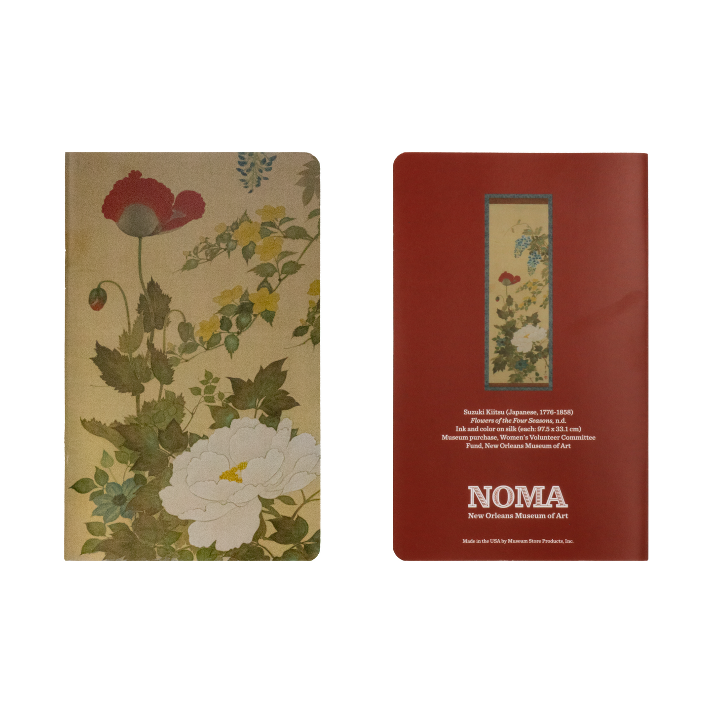 Flowers of the Four Seasons Notebook Set of 2