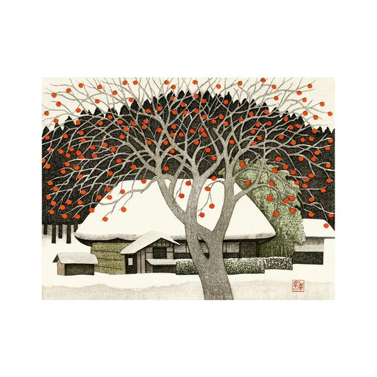Kazuyuki Ohtsu Persimmons Holiday Card Set