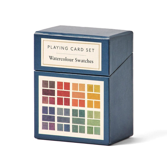Watercolor Swatches Two Deck Playing Cards