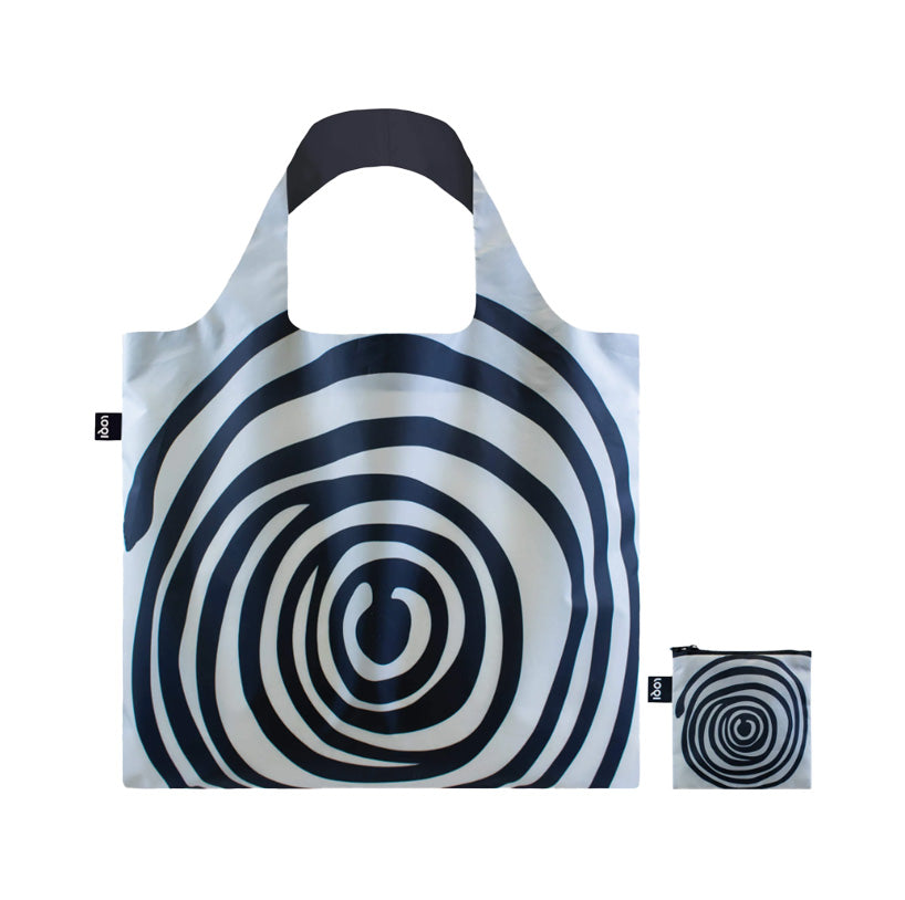 Louise Bourgeois Black Spiral Black Bag