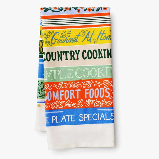 Cookbooks Tea Towel