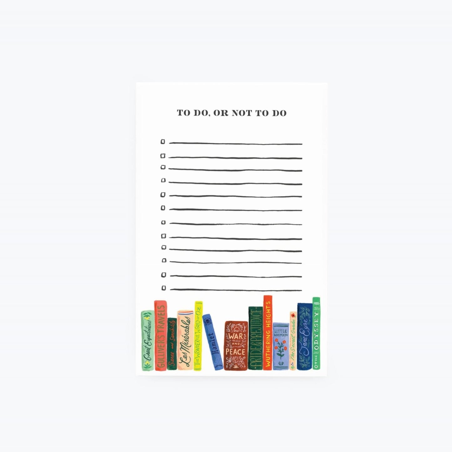 To Do Or Not To Do Checklist Notepad