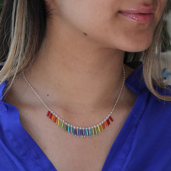 Rainbow Smiles Necklace